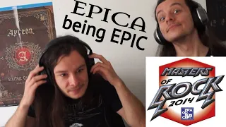 (REACTION) Epica - Unleashed & Storm the Sorrow Live at Masters of Rock (2014)