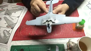 Airfix 1/48 Hurricane Mk.1 Tropical Full step by step build. Episode 3