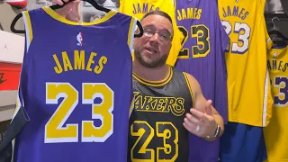 Lebron James Lakers Collection of Jerseys & Sneakers