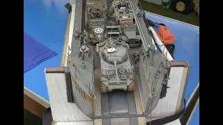 landing craft  with rc tanks