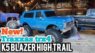 Unboxing the new Traxxas trx4 Chevrolet K5 blazer high trail addition!!