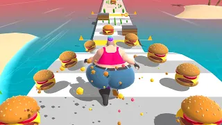 Fat 2 Fit 💇‍♀️👠  All Levels Walkthrough iOS, Android New Game Update Max Level 34 - 35