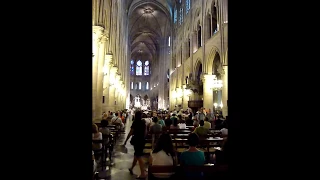 Notre Dame de Paris thunderous organ music!