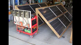 My Portable DIY Home Solar Powered Battery Backup System for in Case the Grid Goes Down...