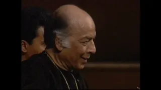 Ustad Vilayat Khan with Ustad Shujaat Husain Khan ~ Excerpt from Raga Shahana -  (Nov 1993)