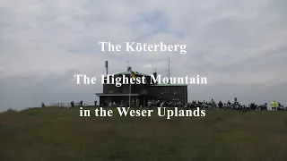 The Köterberg - the highest mountain in the Weser Uplands, film 4K