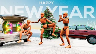 Funny Truck and Car Crashes [New Year Edition] 🎅 BeamNG.Drive