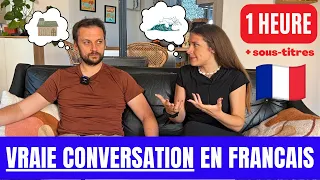 Real French conversation: our dream house, moving to South of France... (+ FR Subtitles)