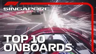 Street Fighting, Spark Showers, And The Top 10 Onboards | 2019 Singapore Grand Prix