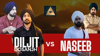 Diljit Dosanjh vs Naseeb | Diljit reply will win your heart ਛਿੜਿਆ ਵਿਵਾਦ Fame seeker? #diljitdosanjh