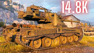 World of Tanks Kranvagn  14.8K Damage & VK 72 - 14.2K Damage