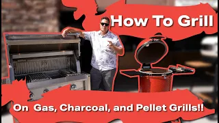 Gas, Charcoal, or Pellet Grill?? (How To Cook On Traeger vs Weber vs Kamado Joe!!) PART 2