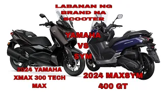 YAMAHA XMAX 300 TECH MAX 2024.SYM MAXSYM 400 GT 2024.