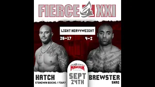 Rafael Brewster vs Jarome Hatch - Fierce Fighting Championship 21