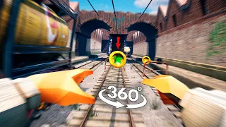 360° POV Subway Surfers in Real Life! RTX ON (4K VR video)