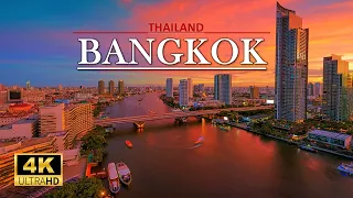 BANGKOK,Capital of Thailand🇹🇭,at Daytime, One of The Most Visited Cities in The World 4K 60 FPS