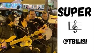 Tbilisi. Georgian street music - highly professional - do you know the songs?
