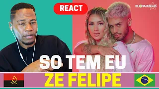 REACT | Zé Felipe - Só Tem Eu (Videoclipe Oficial) | GRINGO REAGINDO