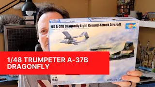Trumpeter 1/48 A-37B Dragonfly 02889: A look inside the box