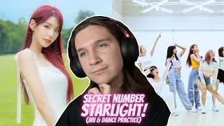 DANCER REACTS TO SECRET NUMBER "STARLIGHT" M/V & Dance Practice