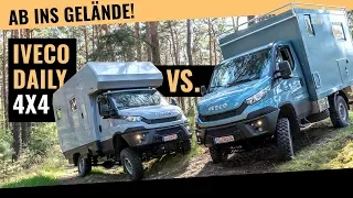 🇬🇧🇩🇪Offroad Wohnmobil Vergleich! Welcher Iveco Daily 4x4 Camper ist besser? (with Eng Subs)