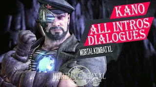 MORTAL KOMBAT XL - KANO ALL INTROS DIALOGUES✔️4K ᵁᴴᴰ 60ᶠᵖˢ PS5