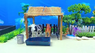 Top the most creatives science projects mini ! making miniature build a cowshed | HD Mini Farmer