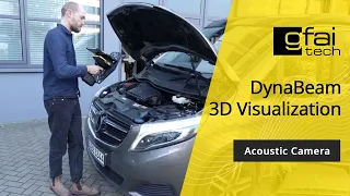 ACOUSTIC CAMERA: DynaBeam - Measurement of a car engine and dashboard