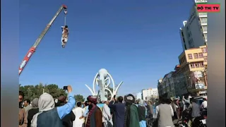 Tin 3 phút :Taliban dùng cần cẩu treo thi thể tội phạm giữa quảng trường thành phố ./đô thị tv/