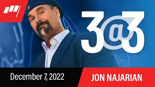 3@3 with Jon Najarian- $CRK $EWG & $UBER