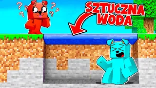 SZTUCZNA WODA PRANK w Minecraft 💦💦