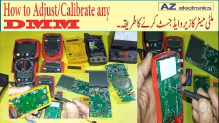 How to Calibrate Repair Digital Multi-meter  Repair Digital Multi-Meter  Wrong Reading Multimeter