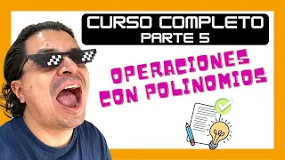 ✅ OPERACIONES CON POLINOMIOS | Curso Completo de Matemáticas | Examen de Admisión UAM-CBI