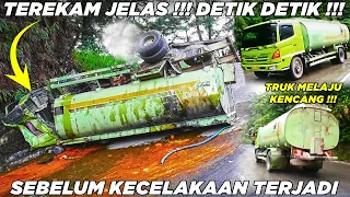 Terekam Jelas Pertanda Buruk Sebelum Kecelakaan, Truk Melaju Kencang Dan Terbalik di Sitinjau Lauik