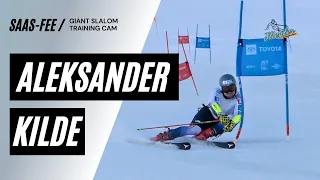 Aleksander Kilde GS Training Saas-Fee 10/8/23