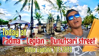 Padma Legian now, 17.5.2023 and first vlog to Bunutsari street Legian #legian #jalanbunutsari #bali