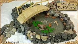 Miniature Koi Fish Pond - Polymer Clay/Resin Tutorial