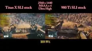 Assassin's Creed Unity | Titan X SLI vs 980 Ti SLI MSAAx4 | STOCK / OC | 1440p, Ultra High Settings