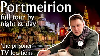 I explored Portmeirion by night & day see my full  tours - 'The Prisoner' 1967/68 locations revealed