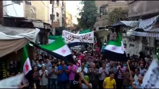 دمشق - جوبر . 25-9-2012 . الف وبي وبوباية وبيت الأسد صرماية