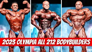 All 212 BODYBUILDER QUALIFY FOR OLYMPIA 2023