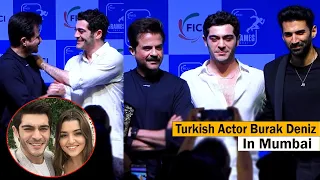 Turkish Actor Burak Deniz In Mumbai At FICCI Event,Meet With Anil Kapoor,Aditya Roy Kapur,Sobhita