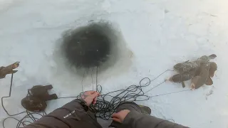 Серия √44. Рыбалка в морозный день.