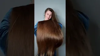 Long hair. Ukrainian Rapunzel.