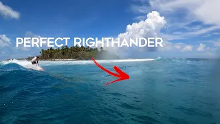 PERFECT SMALL WAVES MALDIVES POV GOPRO RAW