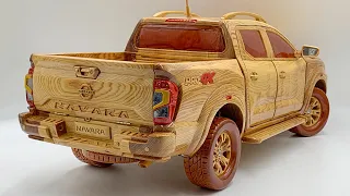 Wood Carving - Nissan Navara Pro-4X 2022 - Woodworking Art