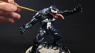 How to Sculpt VENOM from Polymer Clay / Marvel Comic Book Style