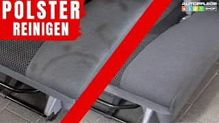 Stoffsitze reinigen mit Sprüh-Extraktionsgerät Thomas Boxer