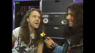 Jason Newsted and Lars Ulrich (Metallica) Interview- Headbangers Ball Grammy Edition (Feb 22, 1992)