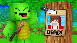 Why did Mikey KILL JJ in Minecraft Challenge? (Maizen Mizen Mazien) Parody